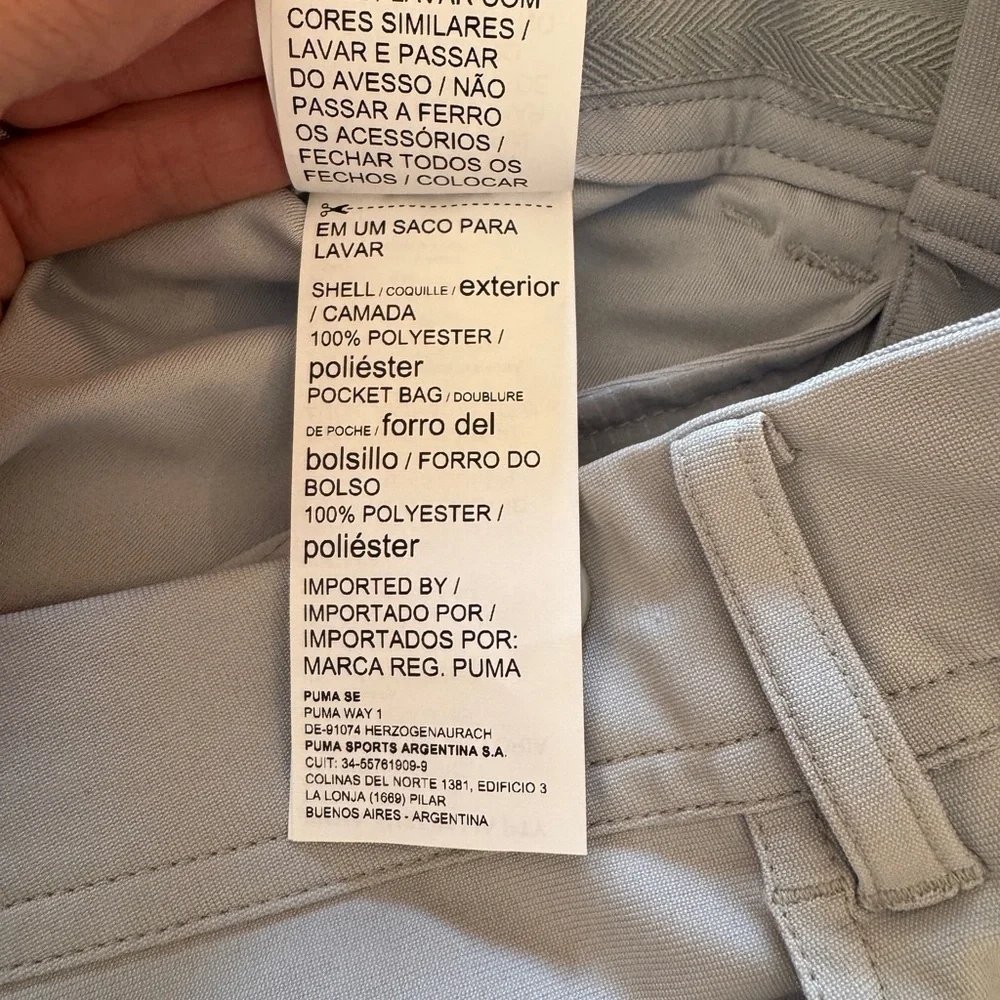Puma 101 Fit All Day Performance Pants Size 28x32 NWT
